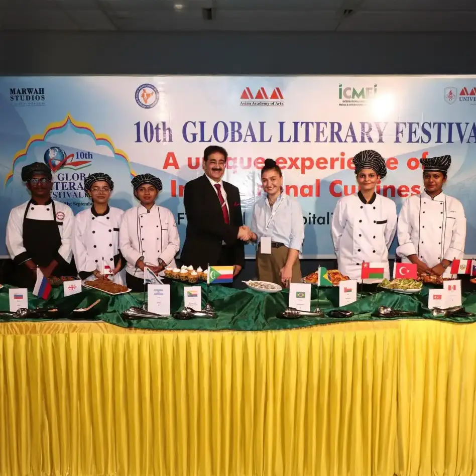 Georgian Cuisine Showcased at 10th Global Literary Festival Noida 2024