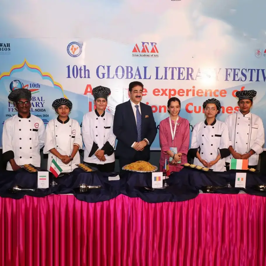 ICMEI-Food Festival Highlights Irish Cuisine at 10th Global Literary Festival Noida 2024