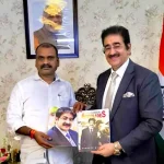 Sandeep Marwah Meets Minister of State L. Murugan to Discuss Media and Entertainment Initiatives