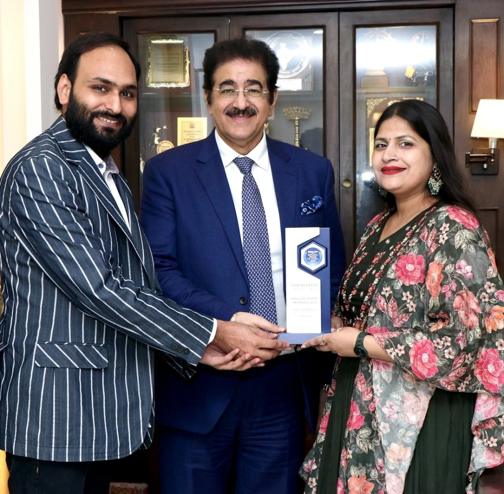 S.K. Musical Sensation Honors Dr. Sandeep Marwah for Promoting Young Talent