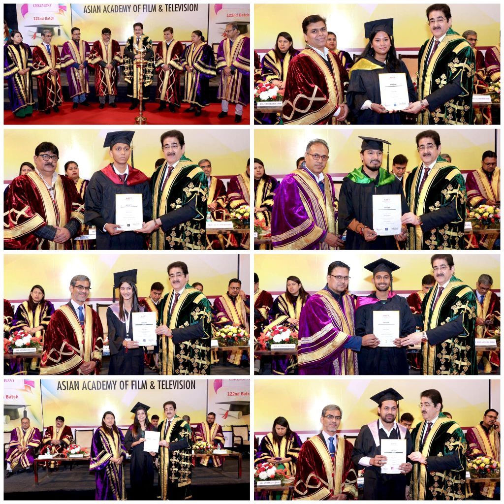 Sandeep Marwah Inspires Students at the 122nd Convocation of AAFT