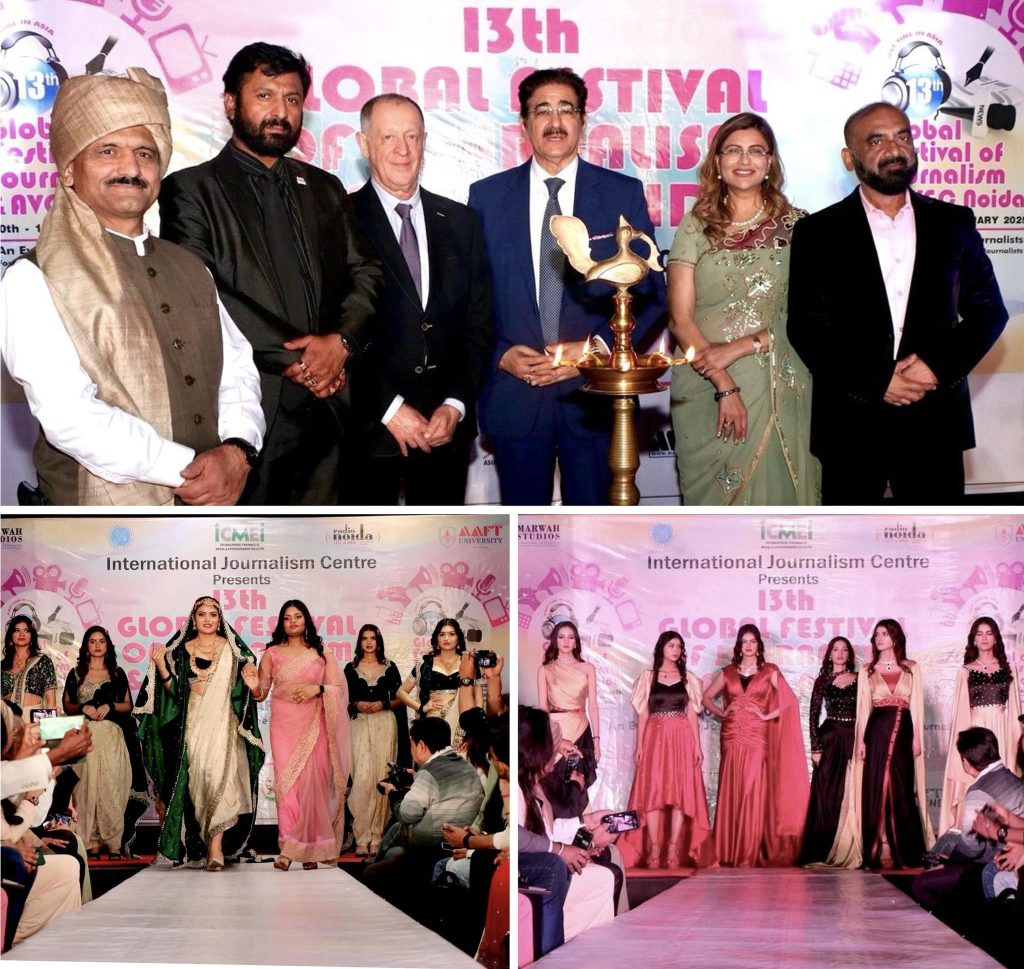 13th Global Festival of Journalism Concludes with Spectacular Fashion Show by AAFT School of Fashion and Design