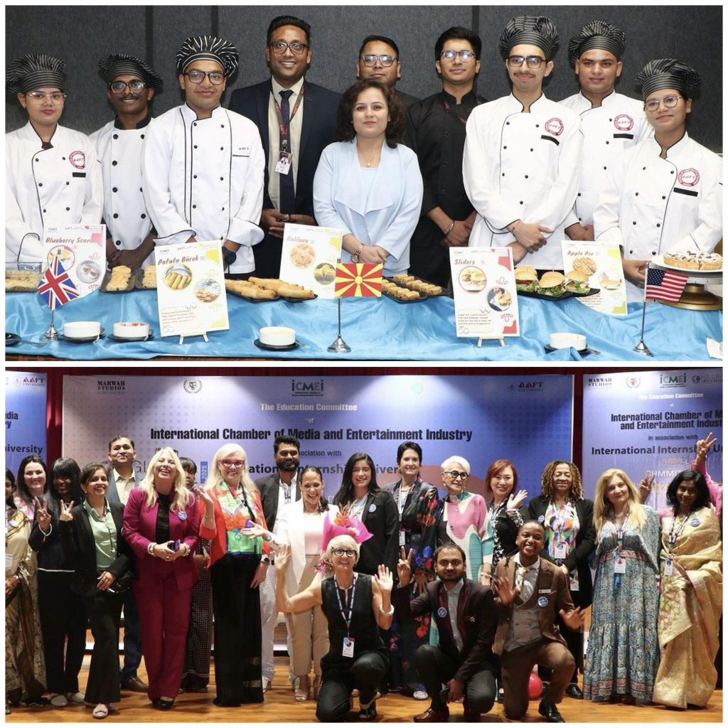AAFT School of Hospitality and Tourism Showcases Global Culinary Diversity at International Conclave on Education