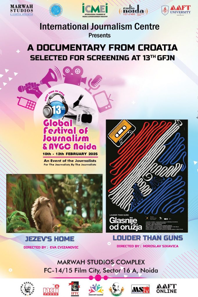 Croatian Documentaries Shine at 13th Global Festival of Journalism and AVGC Noida 2025