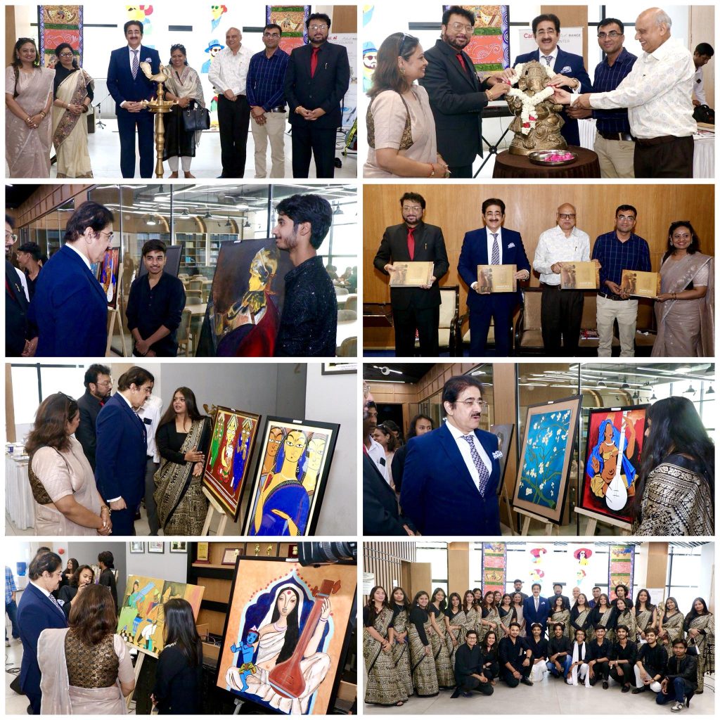 World Art Day Celebrated with Grand Exhibition and Book Launch at AAFT School of Fine Arts