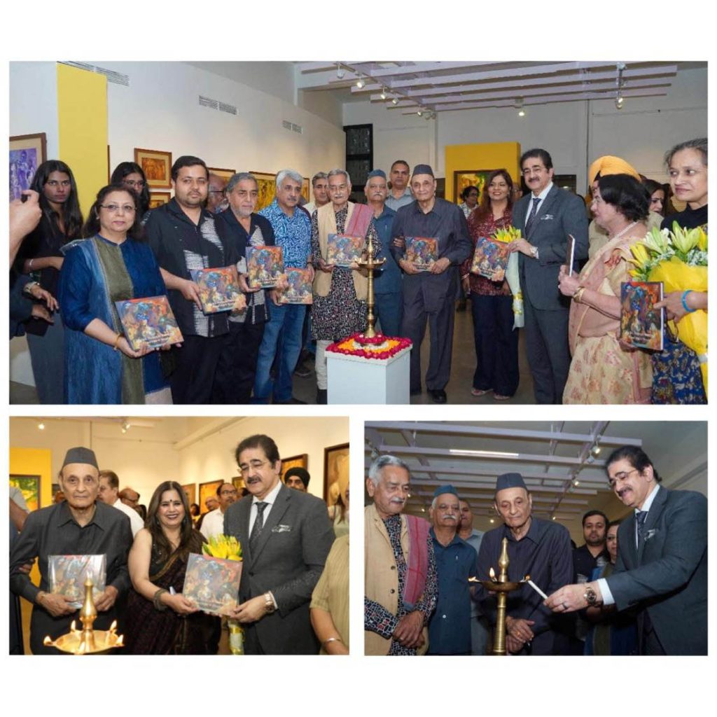 Sandeep Marwah and Dr. Karan Singh Inaugurate Art Exhibition “Beyond Myth & Metaphor”