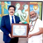 Swami Umesh Yogi Visits Marwah Studios; Honoured with Life Membership of WPDRF