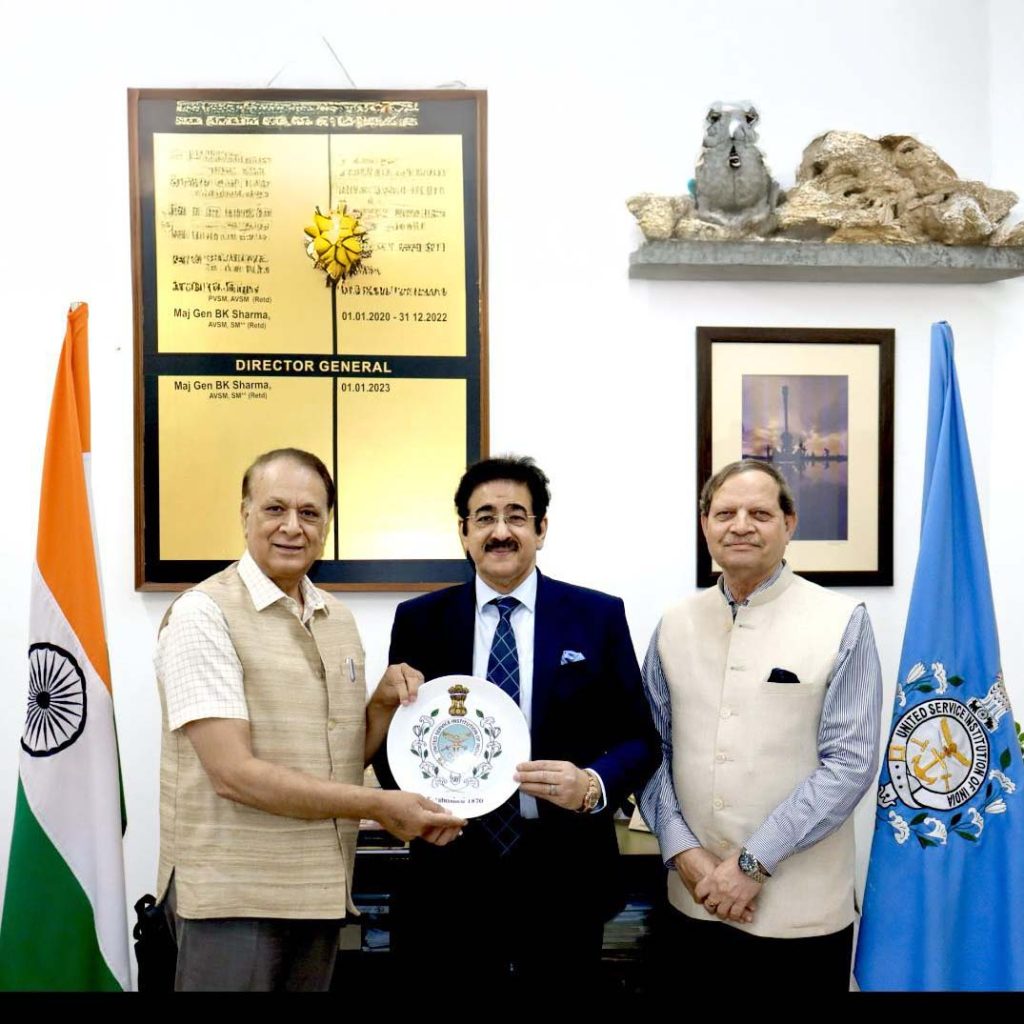 Dr. Sandeep Marwah Honoured by Distinguished Military Leaders for Promoting India Globally