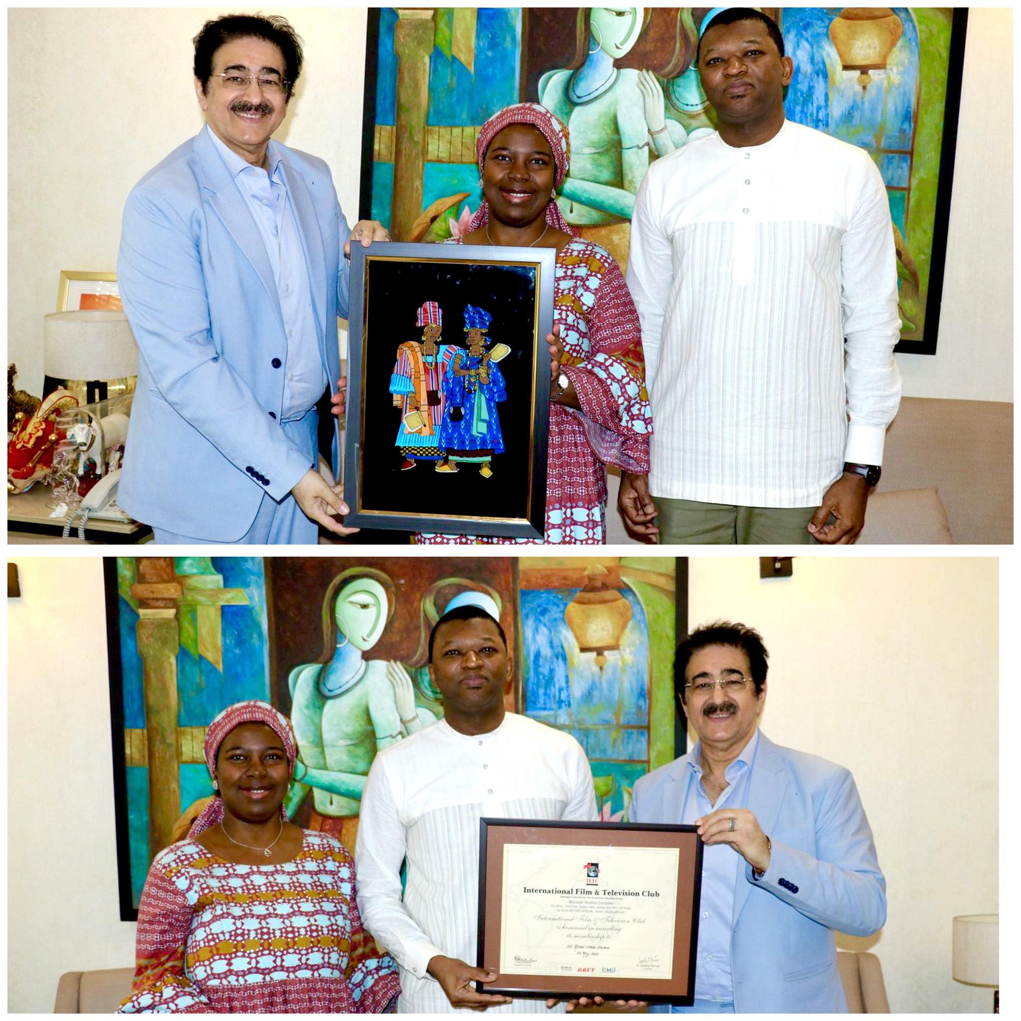Indo Senegal Film and Cultural Forum Strengthened by Visit of Senegalese Delegation to Marwah Studios