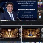 Sandeep Marwah Releases E-Magazine and Coffee Table Book by Educacio World; Honoured for AAFT’s Global Contribution to Education