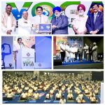 Dr. Sandeep Marwah Addresses 1500 Chartered Accountants on International Day of Yoga at Bharat Mandapam