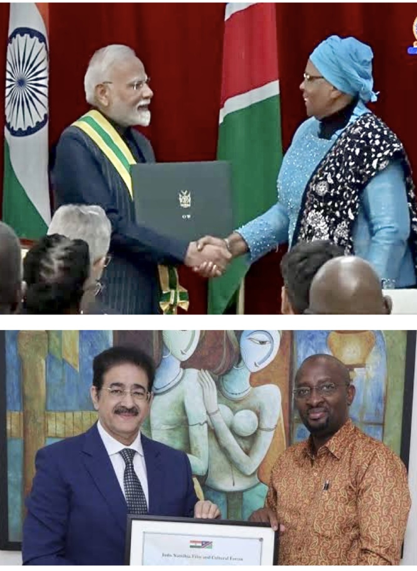 Indo Namibia Film and Cultural Forum Congratulates Namibia on the Historic Visit of Prime Minister Narendra Modi