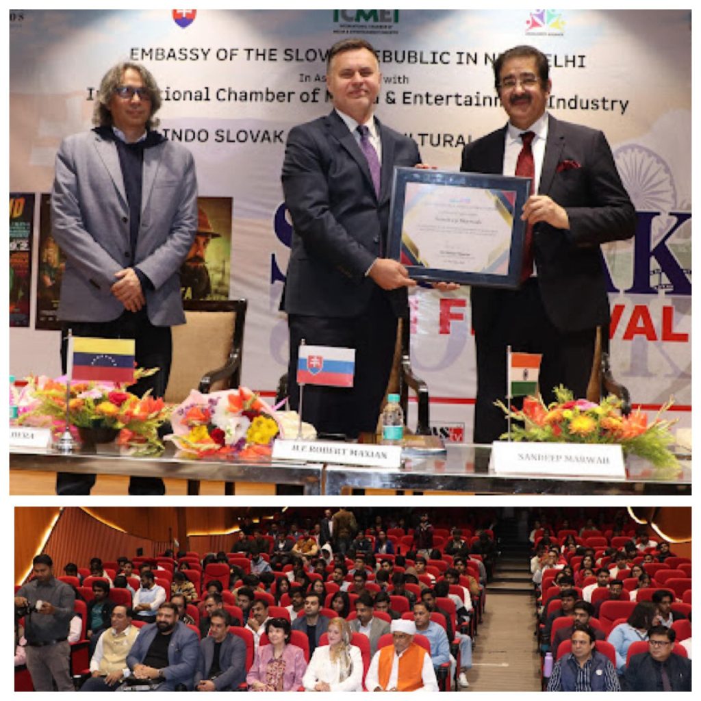 Slovakia Recognises Dr. Sandeep Marwah for Strengthening Indo–Slovak Cultural Ties