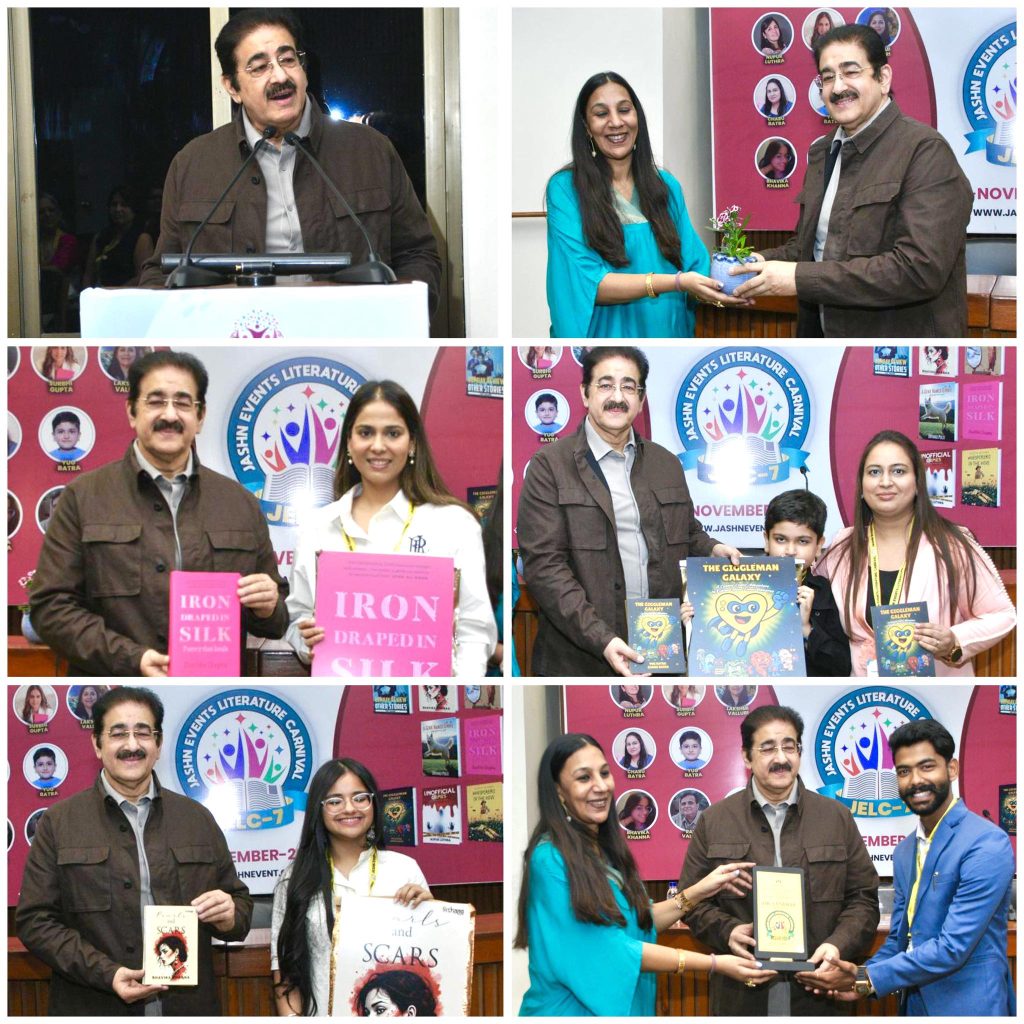Dr. Sandeep Marwah Inaugurates Jashn Events Literature Carnival at IIC; Releases Three Books and Celebrates Children’s Day