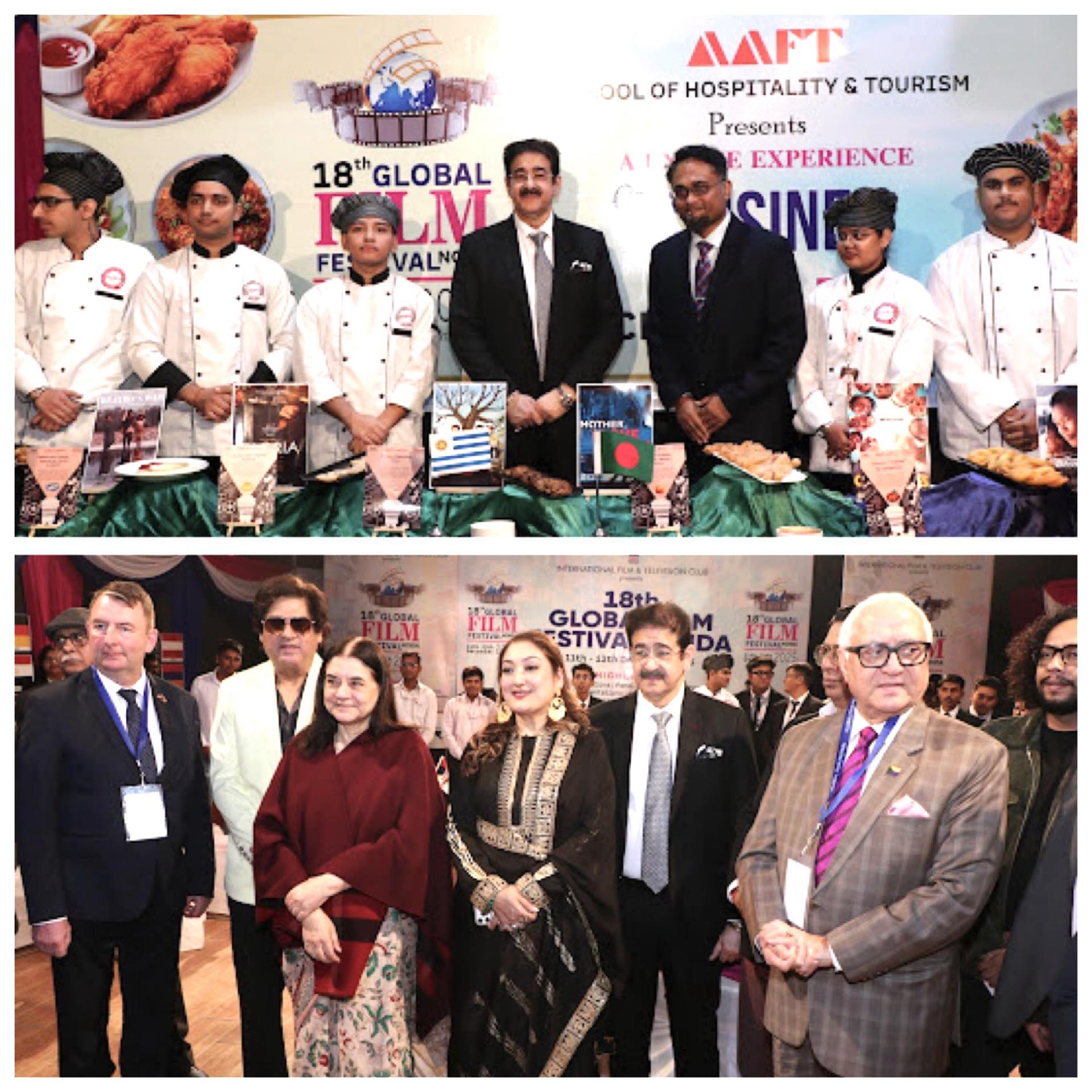 Bangladesh Cuisine Steals the Spotlight at International Food Festival during 18th Global Film Festival Noida 2025