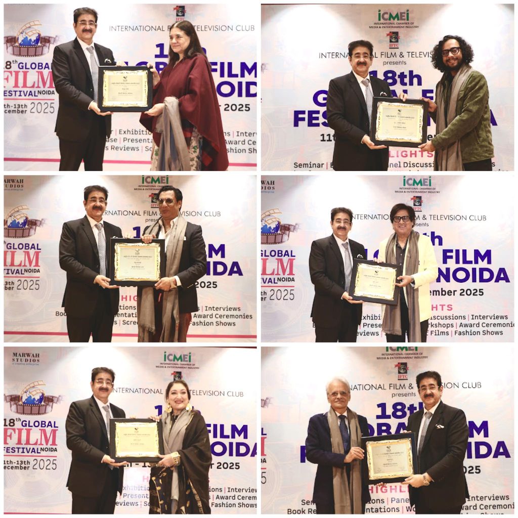 9th Rashtriya Hindi Cinema Samman Samaroh 2025 Held with Grandeur at Global Film Festival Noida