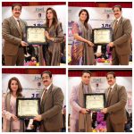 Distinguished Film Personalities Honoured at 9th Rashtriya Hindi Cinema Samman Samaroh 2025 during 18th Global Film Festival Noida