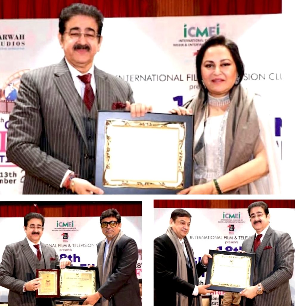 9th Hindi Cinema Samman Samaroh Honours Giants of the Hindi Film Industry at 18th Global Film Festival Noida
