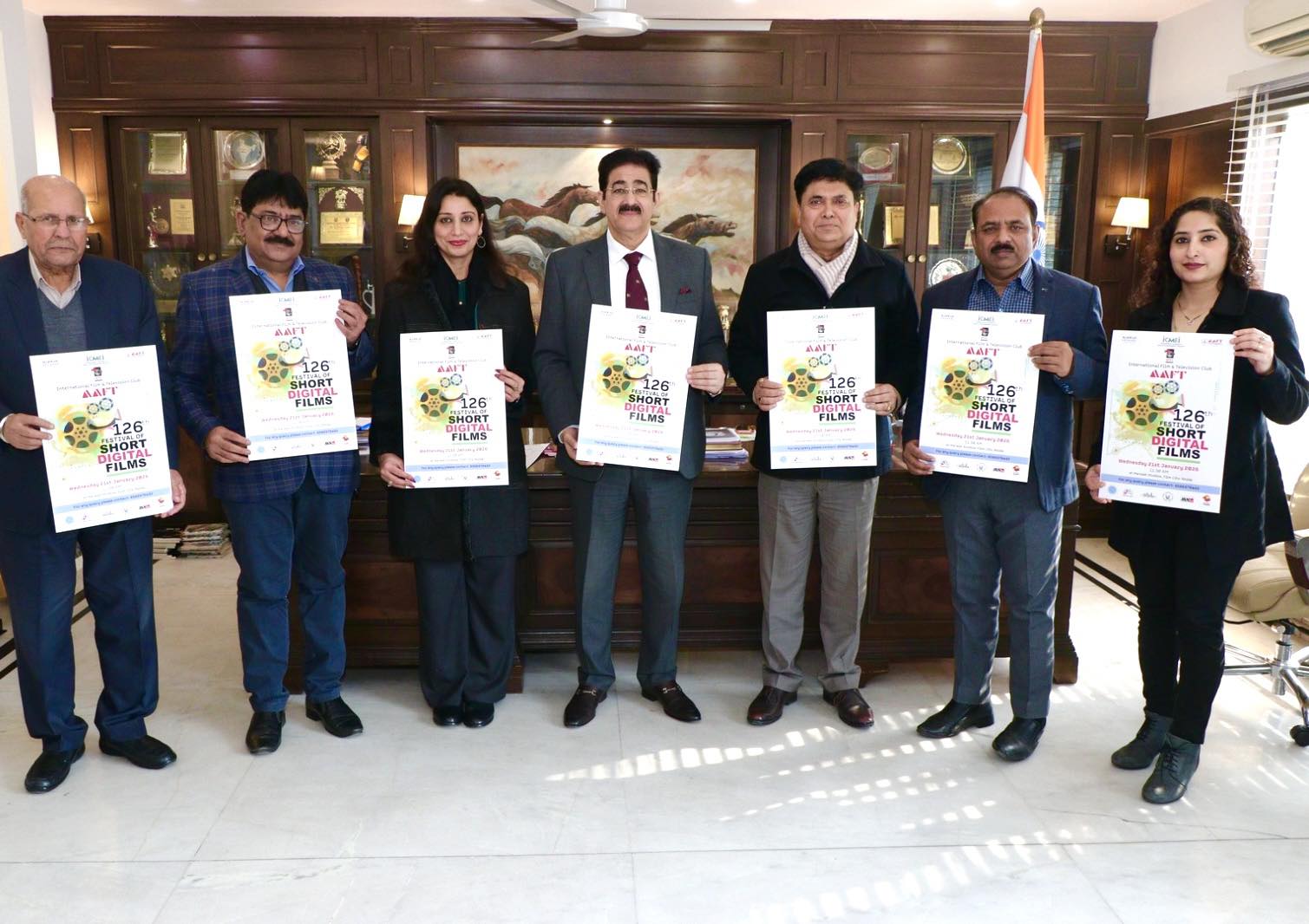 Poster of 126th AAFT Festival of Short Digital Films Launched at Marwah Studios