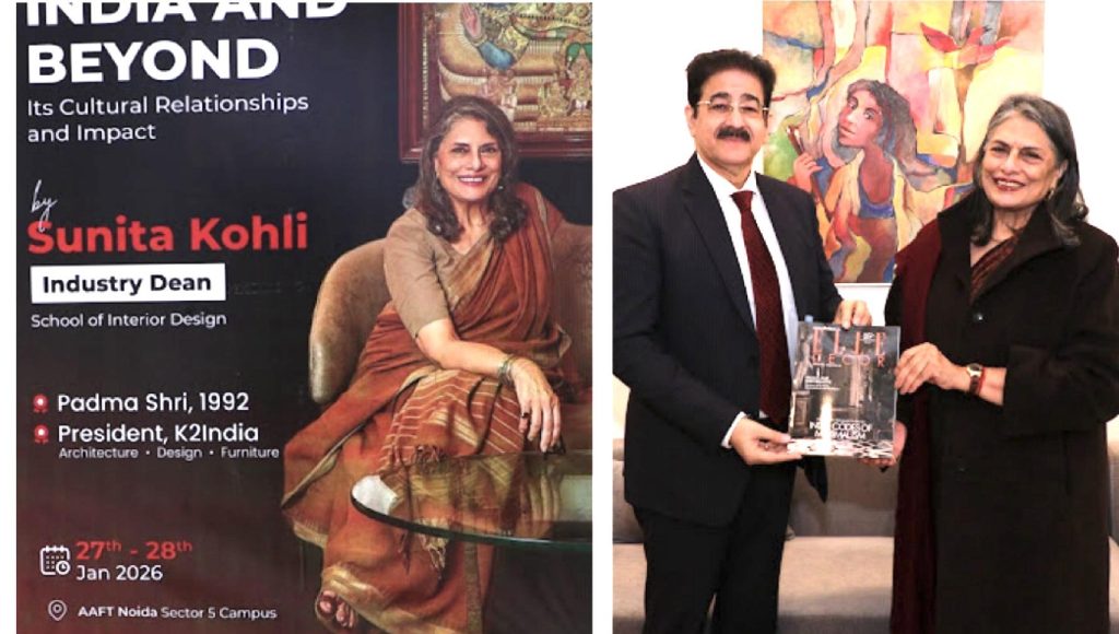 Padma Shri Awardee Sunita Kohli Conducts Inspiring Workshop at AAFT School of Interior Design