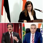 Dr Sandeep Marwah Attends High-Level Conference at Embassy of Palestine During Visit of Palestinian Foreign Minister