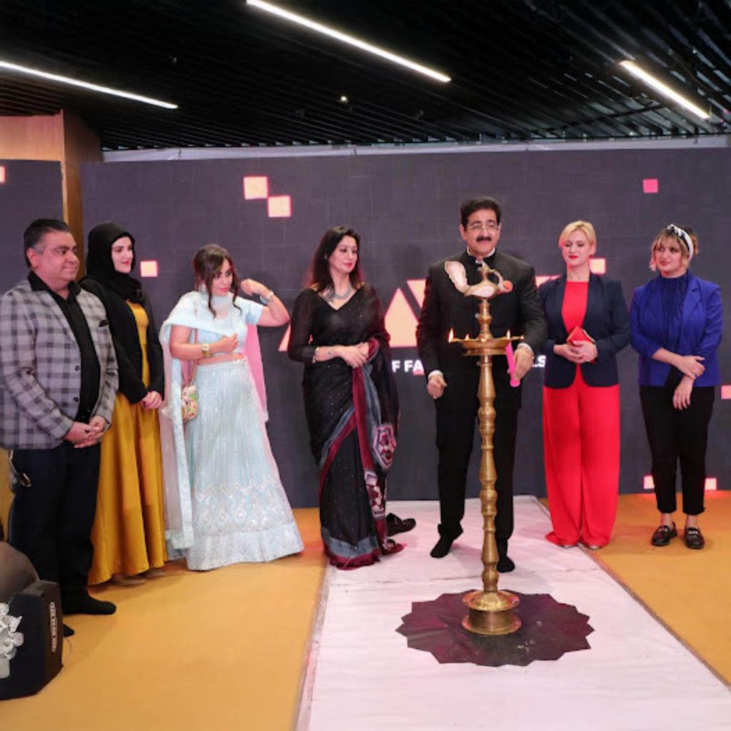 AAFT School of Fashion & Design Presents Spectacular Fashion Show at 14th Global Festival of Journalism & AVGC