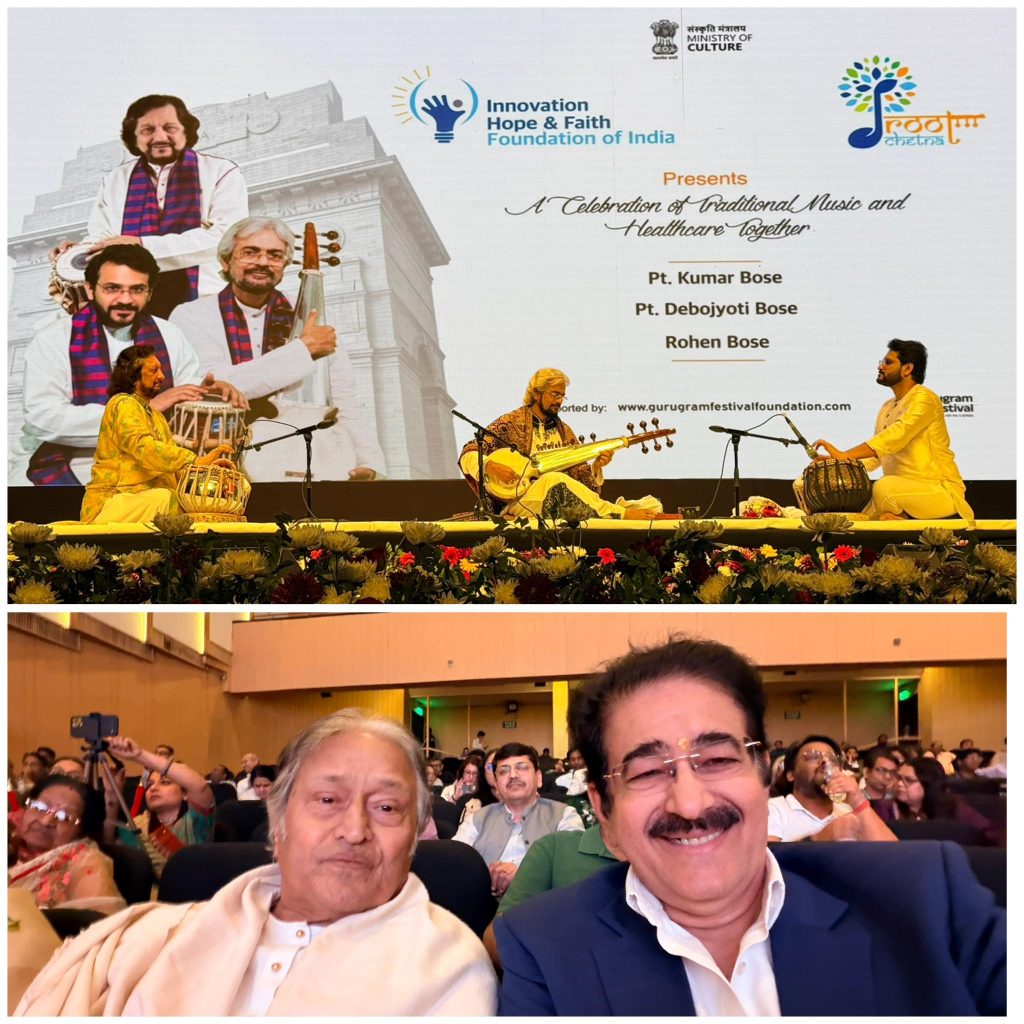 Sandeep Marwah Inaugurates Grand Indian Classical Music Evening at Kamani Auditorium