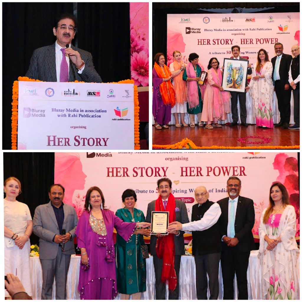 Dr. Sandeep Marwah Honoured for Outstanding Contribution to Literature and Women Empowerment