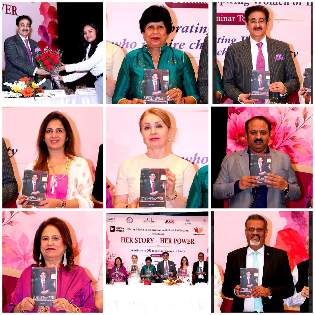 Book “Sandeep Marwah – Global Laureate of Art and Culture” Released at India International Centre