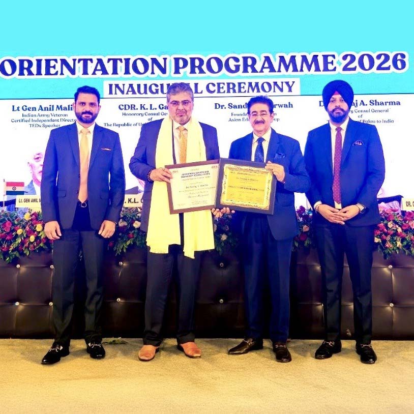 Dr Neeraj A. Sharma Conferred Professor of Practice in Management by Asian Business School