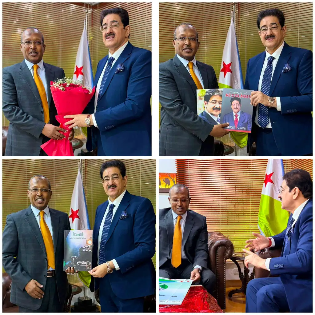 Dr. Sandeep Marwah Nominated Chair of Indo–Djibouti Film and Cultural Forum