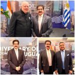 Dr. Sandeep Marwah Attends National Day of Uruguay Celebration in New Delhi