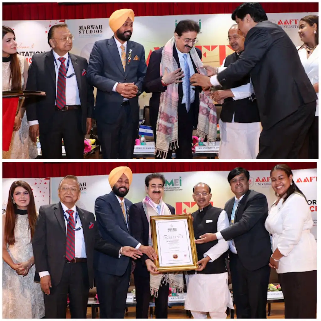 Dr. Sandeep Marwah Creates History in Literature and Publishing, Enters World Book of Records London