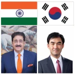 Sandeep Marwah Congratulates Ambassador of South Korea and People on Gwangbokjeol