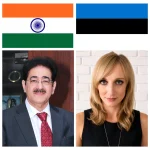 Dr Sandeep Marwah Congratulates Estonia on the Day of Restoration of Independence