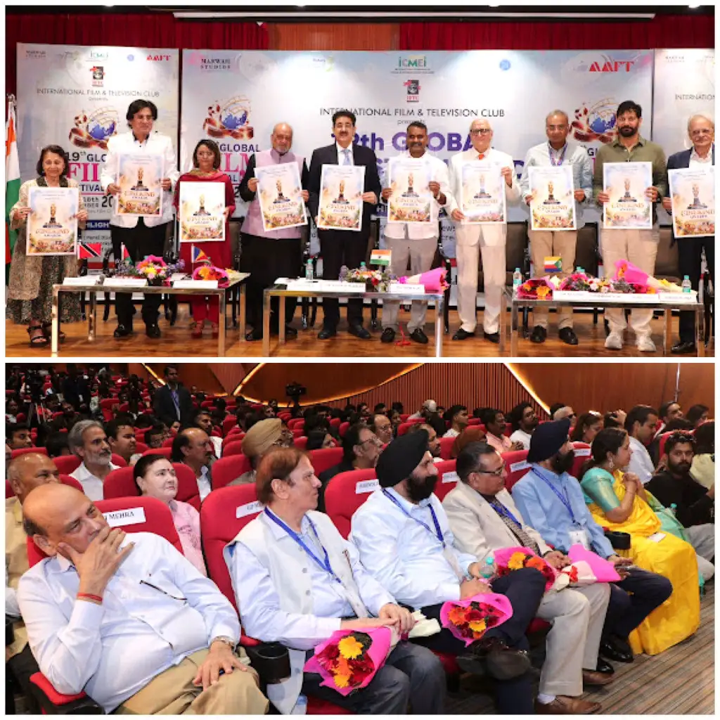 Dr. L. Murugan Unveils Poster of 2nd CINEKIND Awards at Global Film Festival Noida