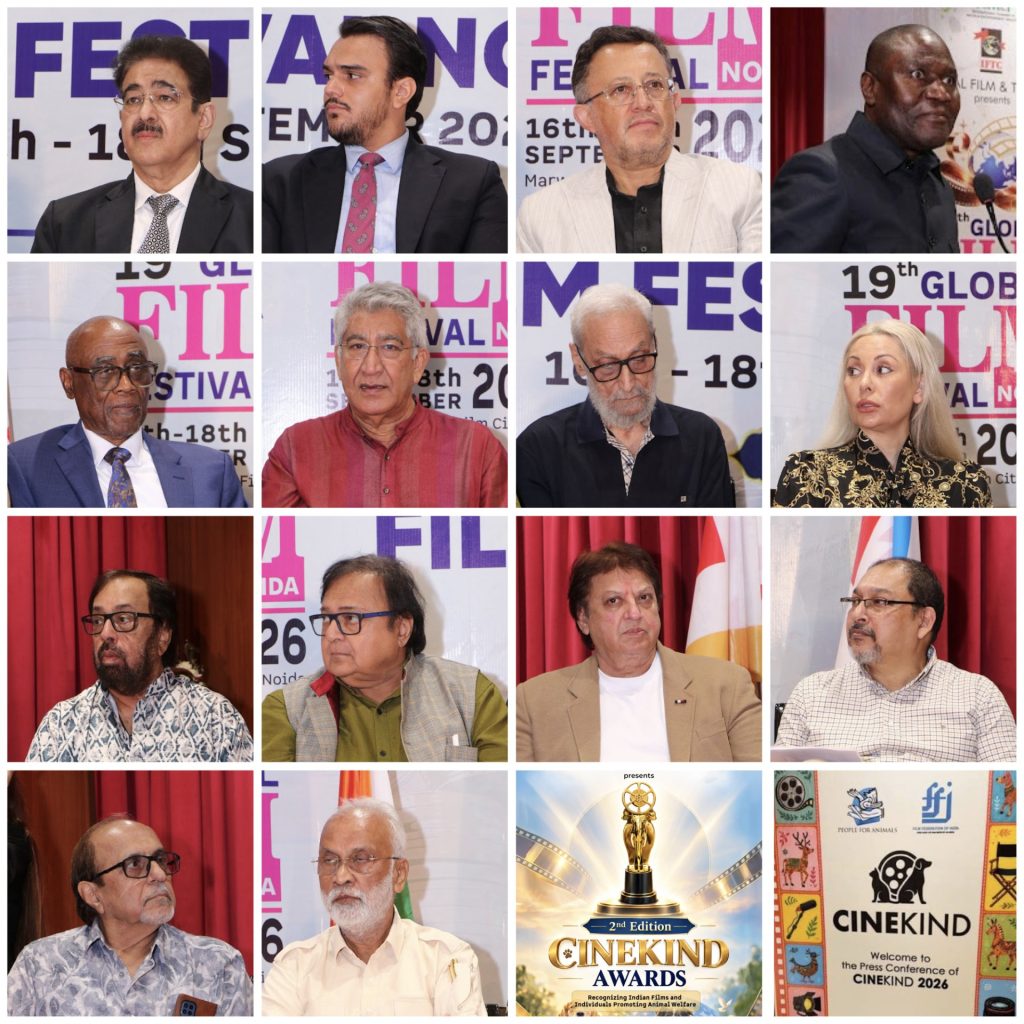 CINEKIND Awards Poster Unveiled at Global Film Festival Noida, Putting Compassion for Animals in the Spotlight