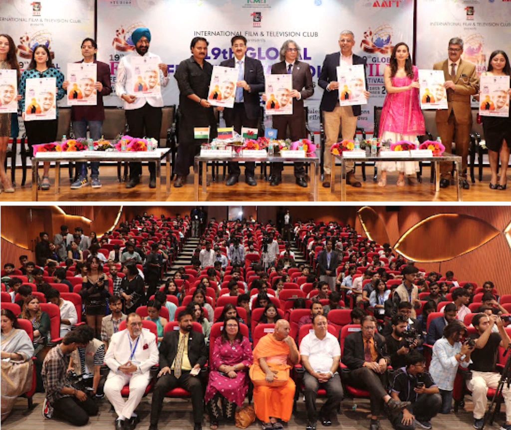 Poster Celebrating Mahatma Gandhi’s Ideals Launched at 19th Global Film Festival Noida 2026