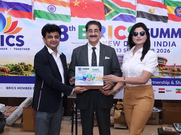 Sandeep Marwah Honoured by Bulgaria’s Council for European Indian Business & Cultural Relation
