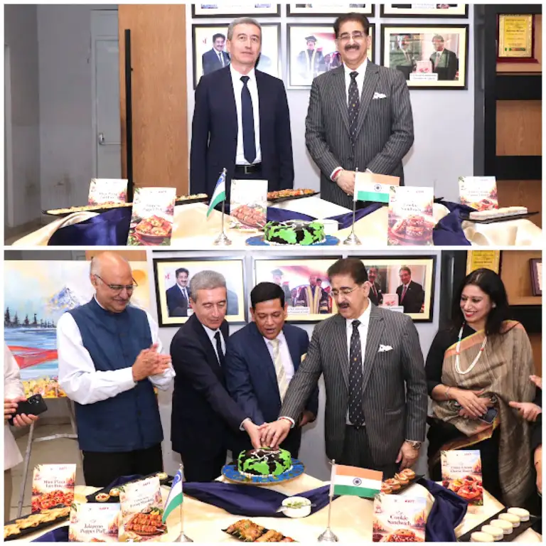AAFT Showcases Uzbek Cuisine on World Tourism Day at Marwah Studios