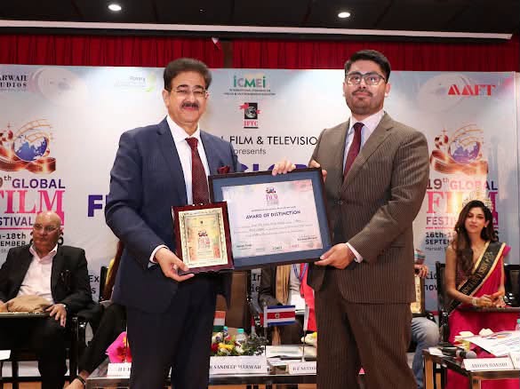 Peruvian Cinema Recognised with Award of Distinction at 19th Global Film Festival Noida 2026