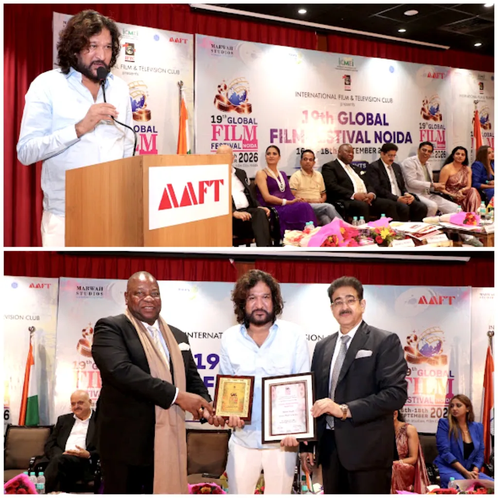 Shadab Nizami Electrifies 19th Global Film Festival Noida with a Mesmerising Musical Performance