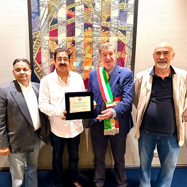 Italy Recognises Dr. Sandeep Marwah’s Global Leadership in Media and Cultural Diplomacy